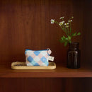 印花楽 小物入れ（ポーチ・コインケース）ファスナー付き レトロ窓ガラス柄2号 ブリーズピンク｜小東西拉鏈包 玻璃海棠2號 微風柔粉