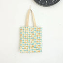 印花楽 布製トートバッグ レトロタイル2号 ビー玉柄｜花布小書袋 老磁磚2號 玻璃彈珠