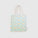 印花楽 布製トートバッグ レトロタイル2号 ビー玉柄｜花布小書袋 老磁磚2號 玻璃彈珠