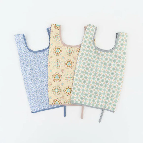 印花楽 折りたたみエコバッグ 花火 パステルシュガー｜可收捲小背心袋 煙火 粉彩糖