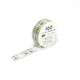 マスキングテープ 台湾挨拶（感謝・ありがとう・ニーハオ）パターン｜台灣特色紙膠帶 感謝・謝謝・你好 15mm x 6m