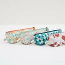 印花楽 ペンケース レトロタイル2号 ビー玉柄｜拉鏈筆袋 老磁磚2號 玻璃彈珠