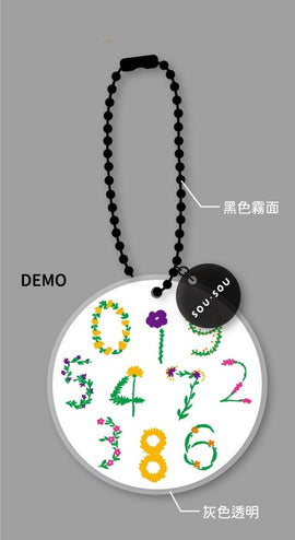 ⁡数量限定 レア台湾交通系ICカード（悠遊カード）SOU・SOU 花そすう｜SOU‧SOU 造型悠遊卡 花草數字