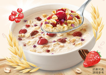 台湾QUAKER クエーカー オートミール フルーツヨーグルト風味｜桂格美味燕麥 水果優格風味 256g（51.2gx5パック）