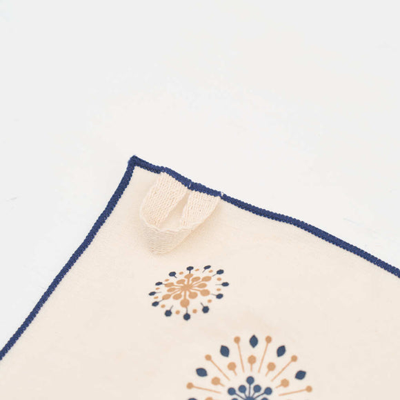 印花楽 吸水ふきん 大稲埕（迪化街） クラシック藍褐色｜吸水茶巾家事布 大稻埕 經典藍褐