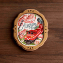 猴子設計 Monkey Design 刺繍マグネット 阿里山森林鉄道｜刺繡磁鐵 阿里山小火車