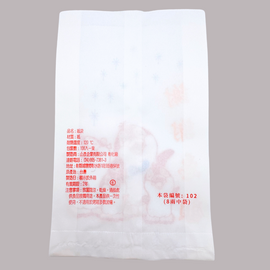 台湾 レトロな耐油紙袋（ペンギン柄・揚げ物用） 10枚セット 駄菓子袋｜炸物袋 企鵝 謝謝惠顧 防油紙袋 10個入