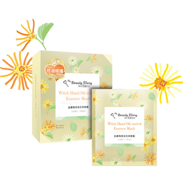 我的美麗日記（私のきれい日記）フローラル オイルコントロール エッセンスマスク（フェイスパック）｜我的美麗日記 金縷梅控油花萃面膜 7枚入（20ml/枚）
