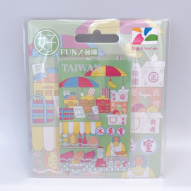 ⁡数量限定 レア台湾交通系ICカード（悠遊カード）TAIWAN フルーツ屋台｜好Fun!台灣悠遊卡 水果旅行