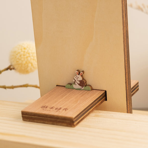 遊木時光 WOOD TIME 台湾ミニ風景 木製スマホスタンド 台南さんぽ｜台灣微風景木製手機架 台南漫步