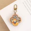 遊木時光 WOOD TIME 台湾ミニ風景 木製キーホルダー レトロな窓ガラス｜台灣微風景木製鑰匙圈 復古花窗