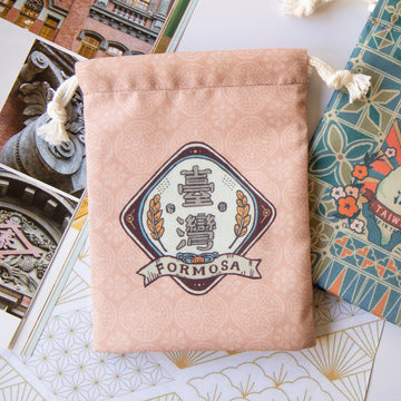 猴子設計 Monkey Design 台湾巾着ポーチ フォルモサ（台湾）｜台灣小物袋 福爾摩沙