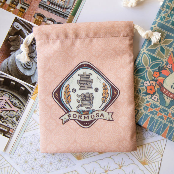 猴子設計 Monkey Design 台湾巾着ポーチ フォルモサ（台湾）｜台灣小物袋 福爾摩沙