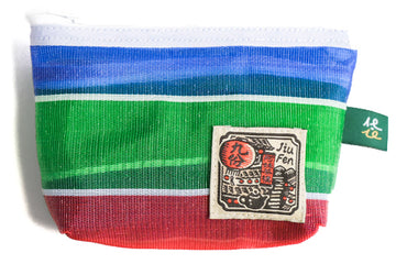 猴子設計 Monkey Design 台湾漁師網バッグ地 コインケース（ポーチ・小銭入れ） レトロ九份（台湾カラー）｜寶島包 復古九份（茄芷）