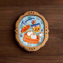 猴子設計 Monkey Design 刺繍マグネット 台湾グルメ｜刺繡磁鐵 台灣美食