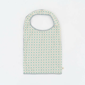 印花楽 肩掛けエコバッグ レトロタイル9号 古民家ホワイトグリーン｜中型側揹背心袋 老磁磚9號 古宅白綠