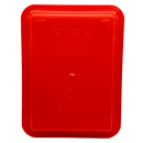 台湾の万能カラフルプラスチックトレイ（浅め） 小｜カラー：レッド｜塑膠長方盤（淺） 紅色 小