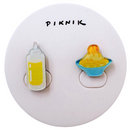 日日野餐 PIKNIK ピアス／イヤリング マンゴーかき氷と練乳ボトル｜日日野餐 PIKNIK 耳環／耳夾 台灣文化系列 芒果冰＋煉乳瓶