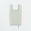 印花楽 折りたたみエコバッグ レトロタイル9号 古民家ホワイトグリーン｜可收捲小背心袋 老磁磚9號 古宅白綠