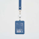 印花楽 リール付きパスケース クラシック柄 落ち着きブルー｜伸縮證件套 經典花色 暮光藍