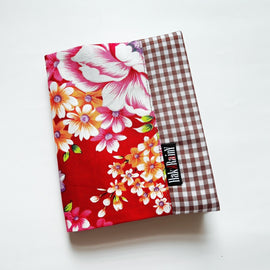 Hakka Rainy 客家花布 ブックカバー（A6サイズ・文庫判）｜客家花布書衣（書套）｜台湾花布