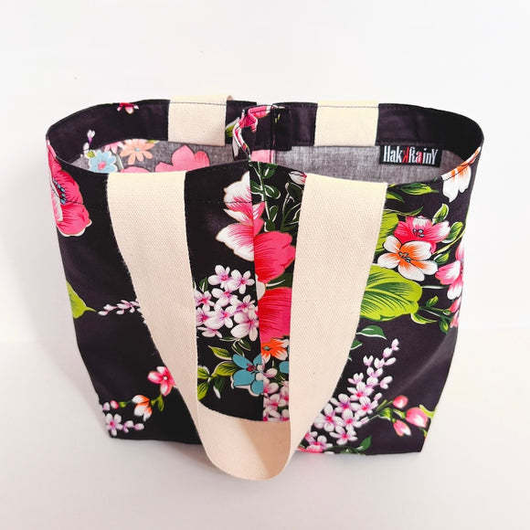 Hakka Rainy 客家花布 ドリンクバッグ（2杯用）｜花布雙杯飲料提袋｜台湾花布