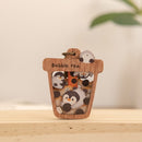 遊木時光 WOOD TIME 台湾ミニ風景 木製キーホルダー タピオカミルクティー｜台灣微風景木製鑰匙圈 珍珠奶茶