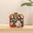 遊木時光 WOOD TIME 台湾ミニ風景 木製キーホルダー 台湾レトロ雑貨店｜台灣微風景木製鑰匙圈 懷舊柑仔店