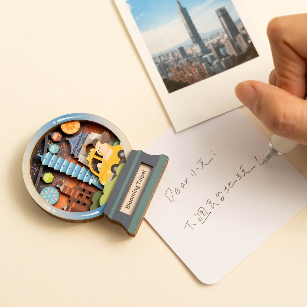 遊木時光 WOOD TIME 台湾ミニ風景 木製マグネット 九份｜台灣微風景