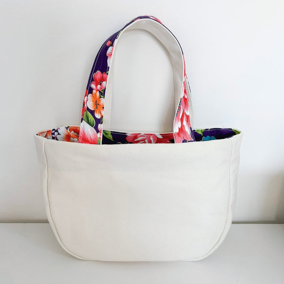 Hakka Rainy 客家花布 ランチバッグ（トートバッグ）｜午餐便當袋（小帆布手提包）｜台湾花布