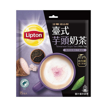 台湾リプトン 台湾式タロイモミルクティー｜立頓 絶品醇 臺式芋頭奶茶 17.6gx15パック