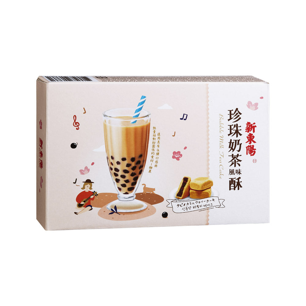 新東陽 タピオカミルクティーケーキ｜新東陽 珍珠奶茶酥 200g（合計8個｜4個/パック、2パック入）