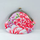 Hakka Rainy 客家花布 がま口ポーチ｜古銅金口金包｜台湾花布