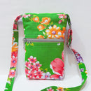 Hakka Rainy 客家花布 スマホショルダーバッグ（サコッシュ）｜手機肩背包｜台湾花布