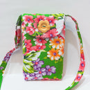 Hakka Rainy 客家花布 スマホショルダーバッグ（サコッシュ）｜手機肩背包｜台湾花布