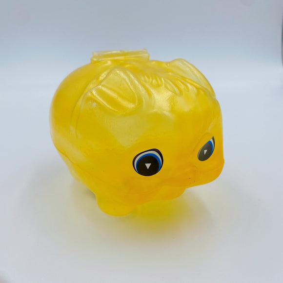 台湾の縁起物 子豚の貯金箱（小）｜カラー：ピンク・ブルー・ゴールド（半透明）｜古早味台灣豬公撲滿 半透明 紅・藍・金黃色