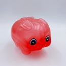 台湾の縁起物 子豚の貯金箱（小）｜カラー：ピンク・ブルー・ゴールド（半透明）｜古早味台灣豬公撲滿 半透明 紅・藍・金黃色