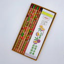 レトロ可愛い 台湾 利百代 台湾果物柄鉛筆セット｜利百代 台灣水果鉛筆｜硬度：2B-4