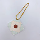 台湾マジョリカタイル柄 キーホルダー型 台湾交通系ICカード 碧翠庭前（ビーツィティンチェン）｜台灣花磚造型悠遊卡