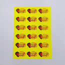 台湾製 ミニステッカー 「超低價・超低価（激安）」ステッカー｜台灣製 「超低價」貼紙 18枚