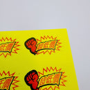 台湾製 ミニステッカー 「超低價・超低価（激安）」ステッカー｜台灣製 「超低價」貼紙 18枚