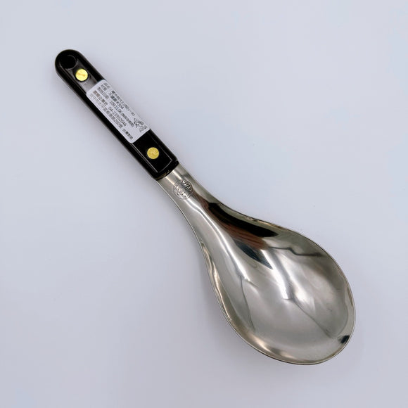 ステンレス製 金魚印 台湾杓子（しゃくし）取り分けスプーン｜金魚牌 不銹鋼電木柄 菜匙 大匙