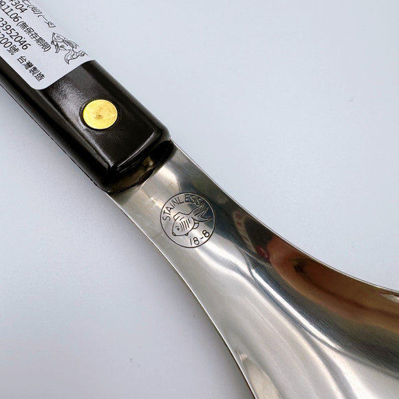 ステンレス製 金魚印 台湾杓子（しゃくし）取り分けスプーン｜金魚牌 不銹鋼電木柄 菜匙 大匙