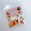 RIRIKOKO 台湾ドリンクテーマ ステッカーパック 32種類デザインステッカー入（台湾製）｜哩哩扣扣 清爽涼飲 裝飾貼紙包