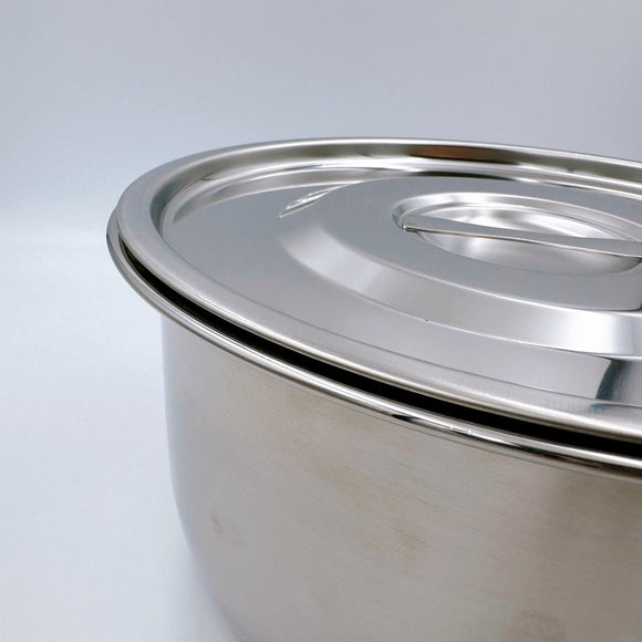 直火OK 多用途 蓋付き厚手電鍋内鍋セット 10人用・10合（Lサイズ電鍋適用）