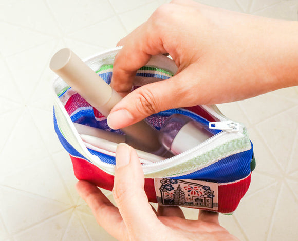 猴子設計 Monkey Design 台湾漁師網バッグ地 コインケース（ポーチ・小銭入れ）｜寶島包