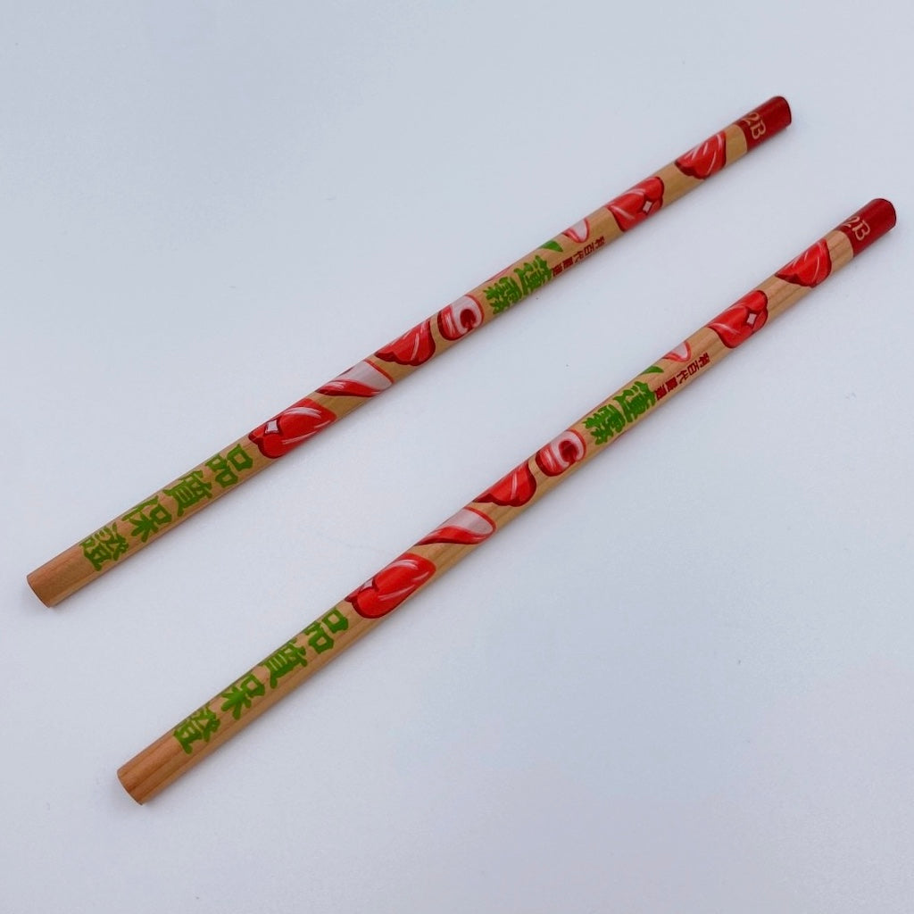 レトロ可愛い 台湾 利百代 台湾果物（レンブ）柄鉛筆｜利百代 台灣水果 蓮霧 鉛筆｜硬度：2B