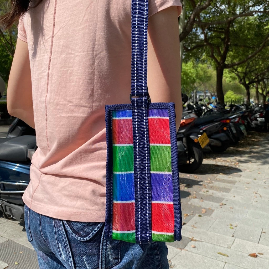 台湾製 漁師網 ナイロンドリンクバッグ（水筒カバー・水筒ホルダー