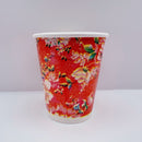 台湾 客家花布柄 紙コップ 10個入セット（台湾花布）｜台灣客家花布圖案紙杯 10個入