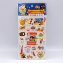 ニャーニャー台湾 透明デコレーションシール 夜市｜喵喵好台味透明裝飾貼紙 夜市